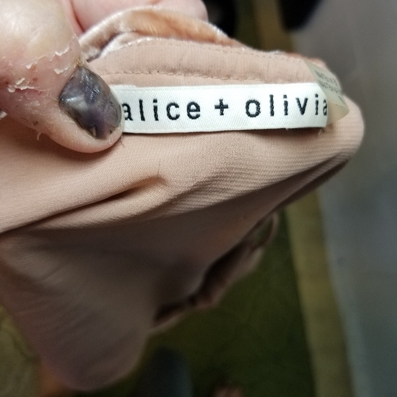 Alice + Olivia Marybeth velvet halter top - Picture 13 of 14